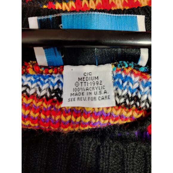 Vintage In Resource by Doris Skis Elevated Indie 1990's Sweater Size M - Picture 4 of 4